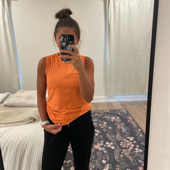 Athleta Vibrant Orange Tank Top - Picture 1 of 5